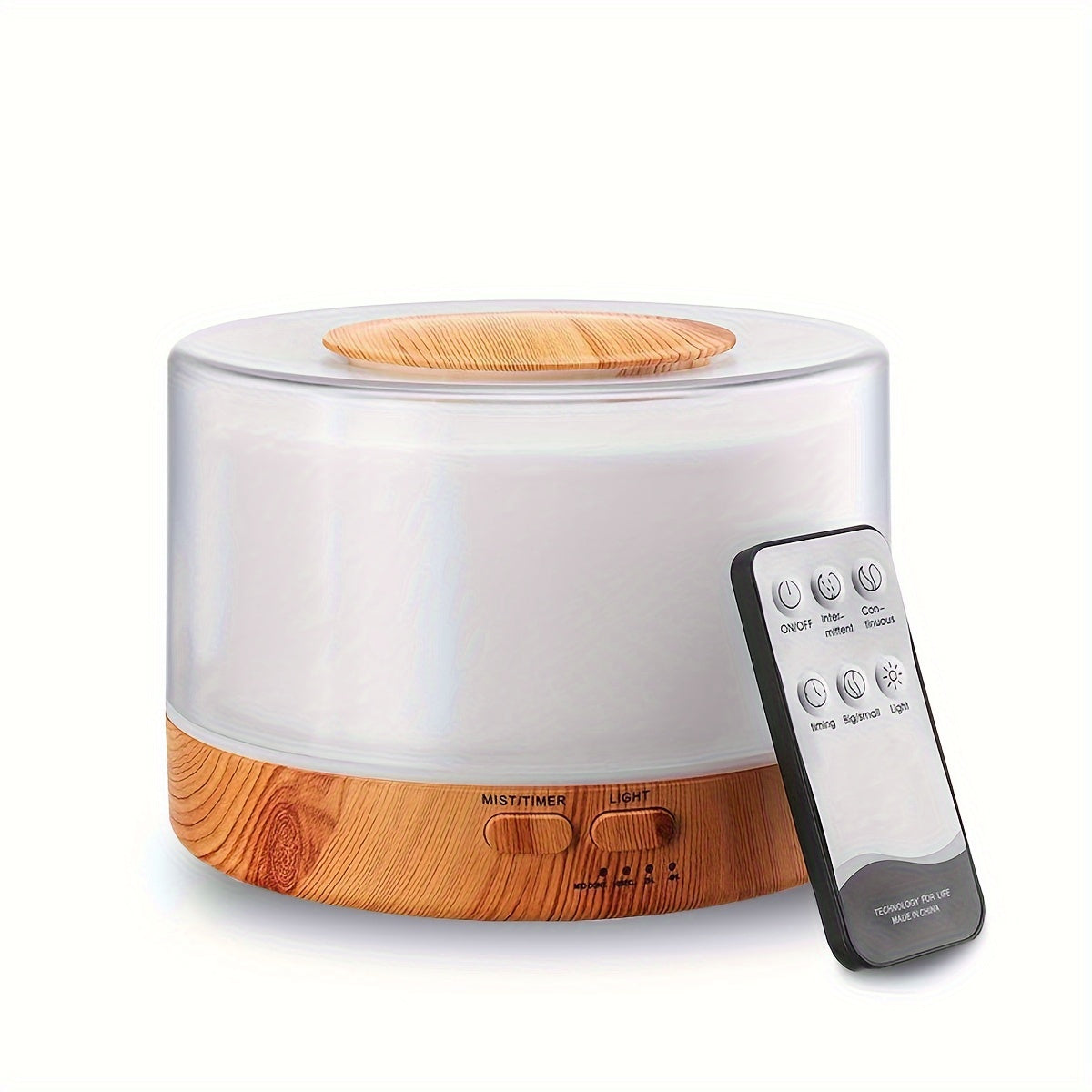 Umidificador e Difusor de Aromas 500ml - com Controle Remoto