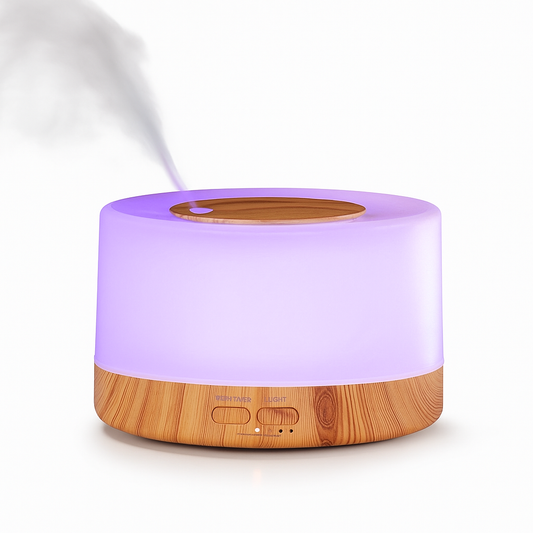 Umidificador e Difusor de Aromas 500ml - com Controle Remoto
