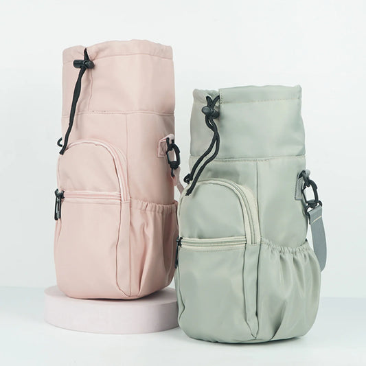 Bolsa Porta-Garrafa Multifuncional - com Alça e Compartimentos
